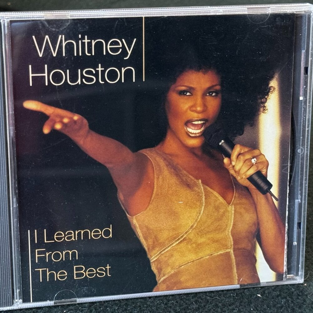 WHITNEY HOUSTON'S PROMO DISC "I LEARNED FROM BEST"COMPACT DISC * GREAT CONDITION